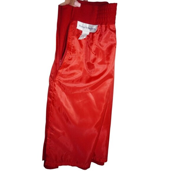 Vintage Wool Skirt Bundle - Red, Navy, Burgundy - Size 12 - Norton McNaughton, - Picture 4 of 16